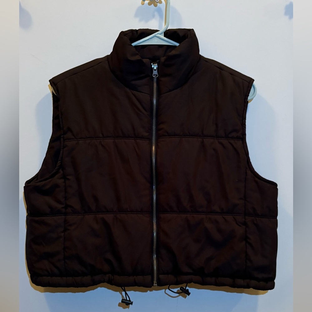 Thread & Supply Brown Puffer Vest